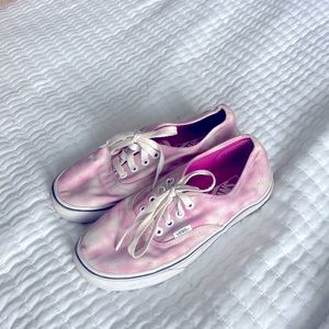 Pink tye dye vans